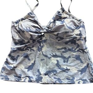 Meet Curve New With Tags Camouflage Print Swim Tank Size 3XL